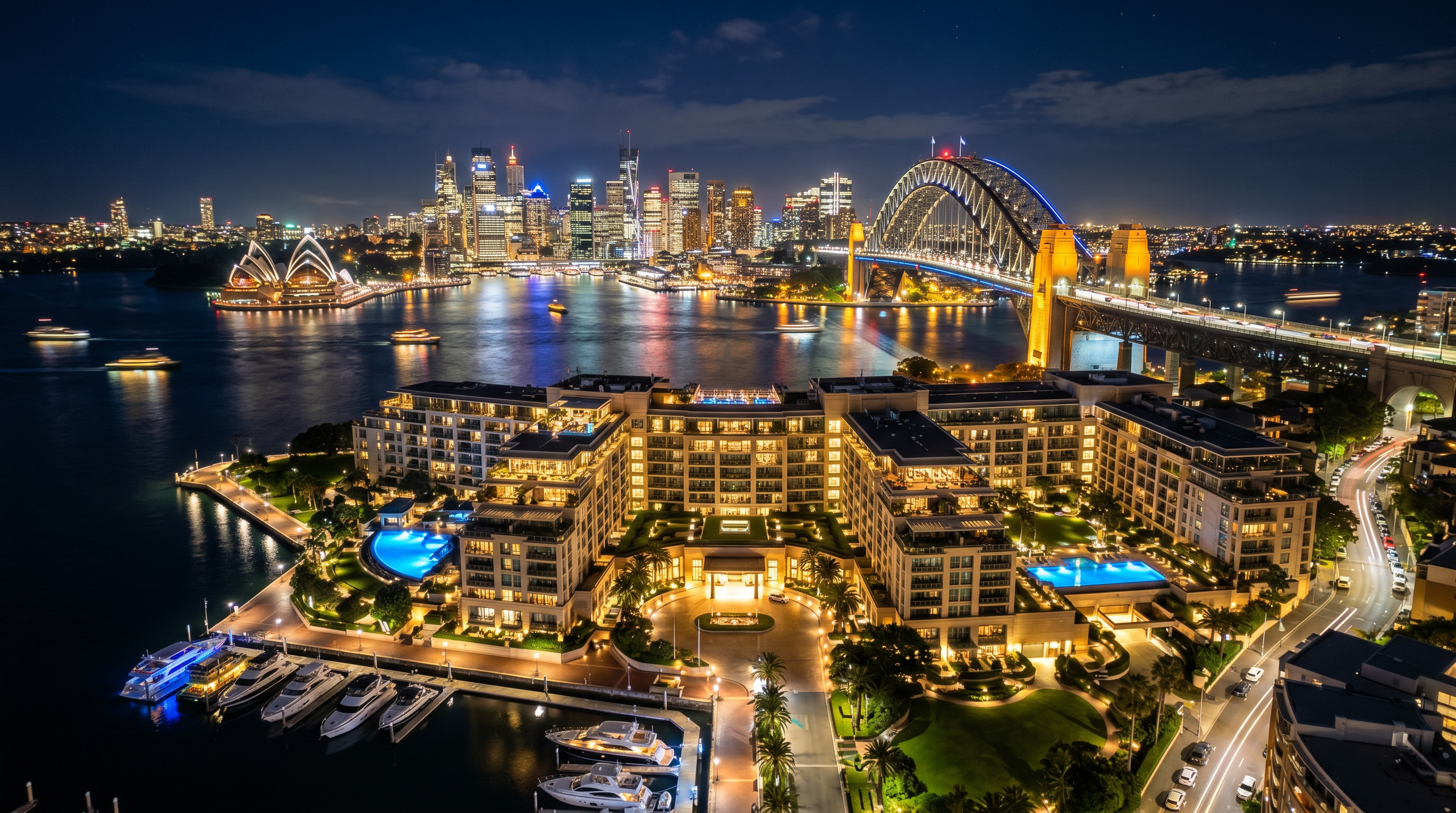 Australia at night